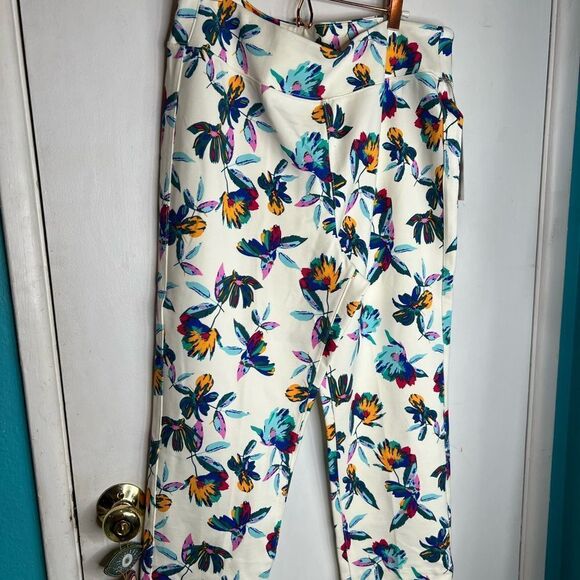 Soft surroundings perfect ponte violetta pull on straight let pants cropped pant - Picture 3 of 9